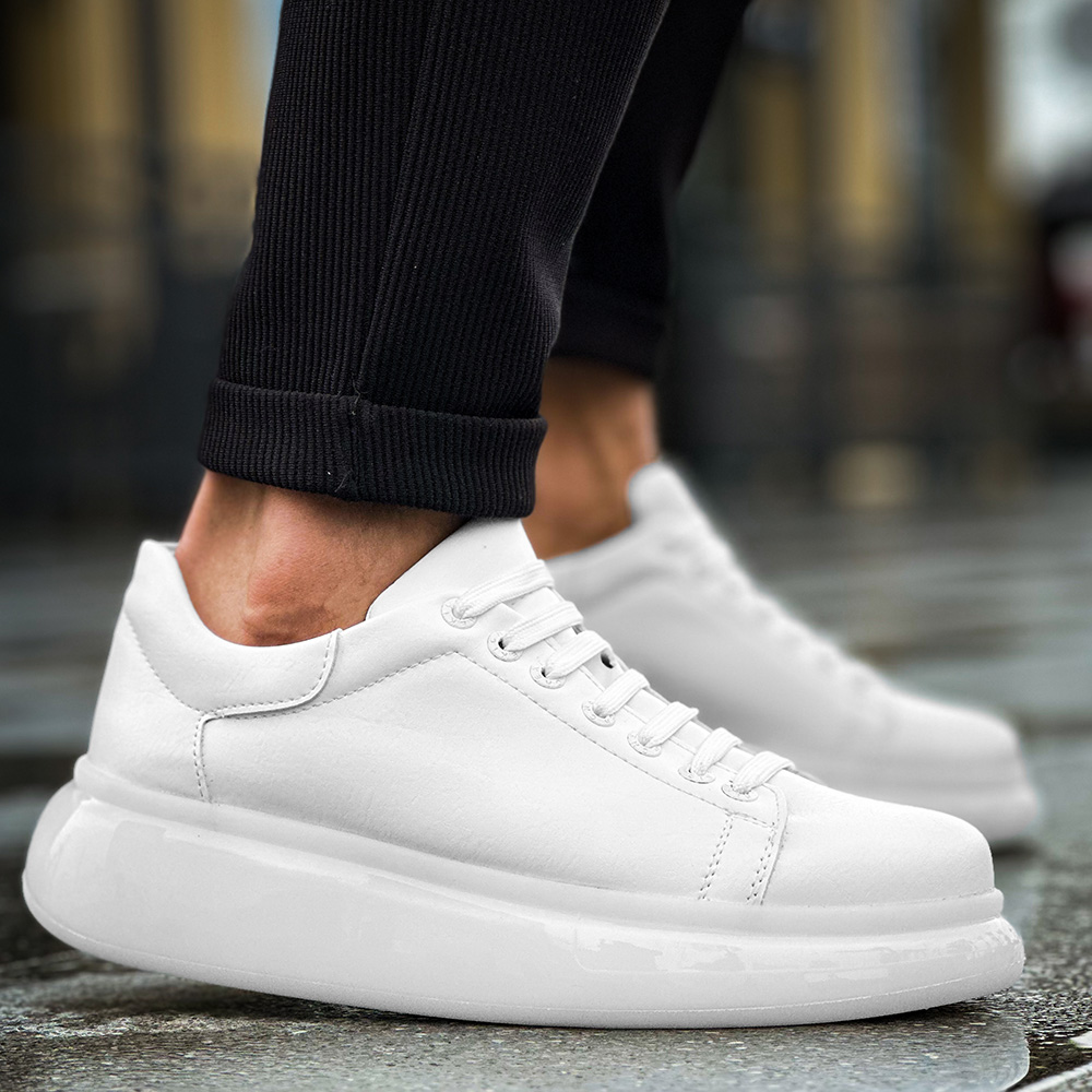 plain white sneakers mens